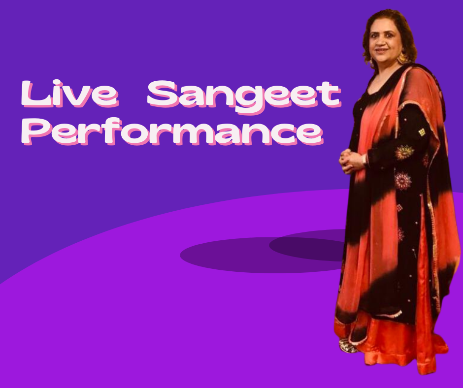 Captivating Moments: The Magic of a Live Sangeet Performance