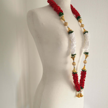 Artificial Indian Milni Haar Mala Satin Ribbon Flower Garland