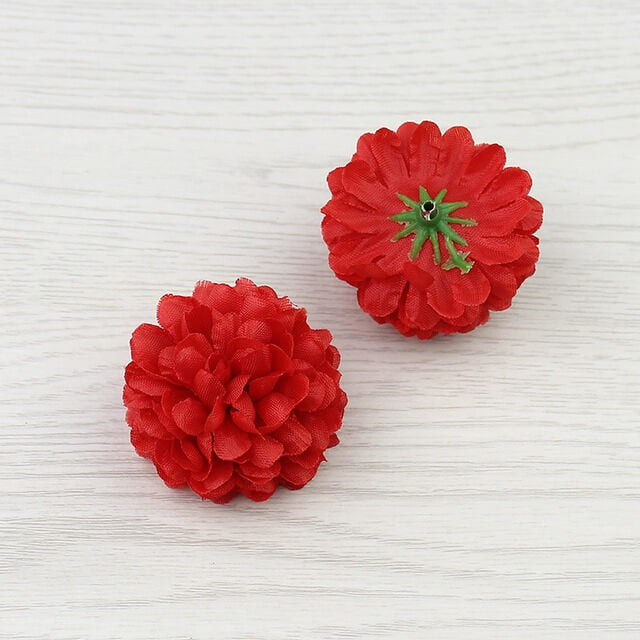 Artificial Flowers Carnations Medium 5cm - 50 pcs